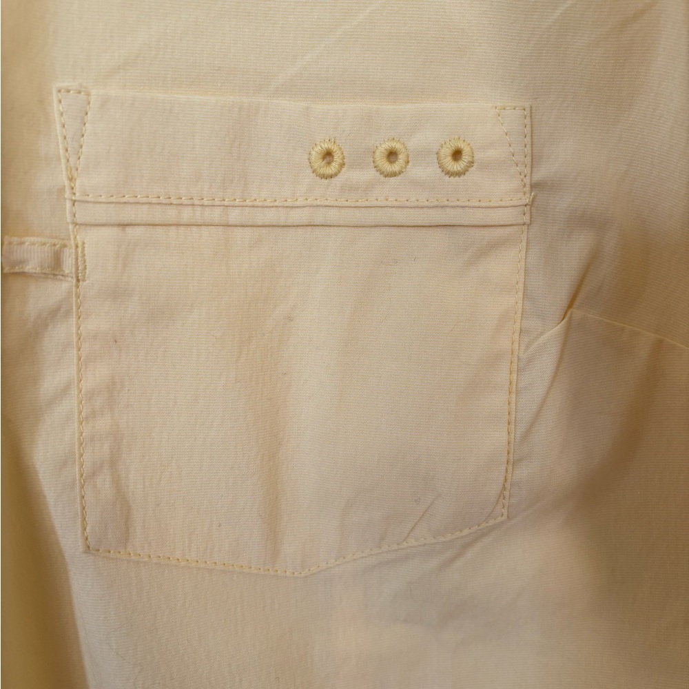 Columbia Fishing PFG Longsleeve Shirt Women’s Size Small Yellow Button Outdoor - Picture 6 of 10